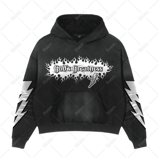 God’s Greatness zip up Hoodie