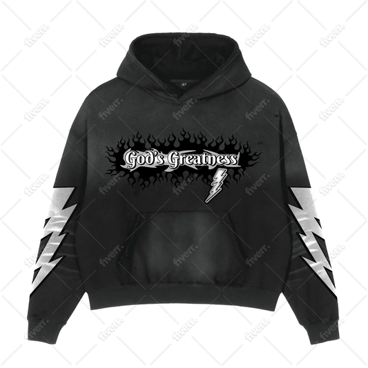 God’s Greatness zip up Hoodie